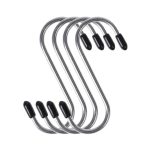 Kit com 4 Ganchos Metálicos em S de 7 cm - Suporta até 5 kg - Imagem 3