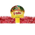 Festões Para Decoração Natalina 9cm x 2M - Dourado, Vermelho e Verde - Imagem 6