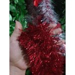 Festão Natalino Corte Fino Texturizado 6CM x 2M - Imagem 4