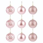 Bola Tb Diamante 5Cm 9Pcs Rose - Imagem 2