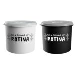 Organizador Redondo Premium Style 2,7L - Transparente e Livre de BPA