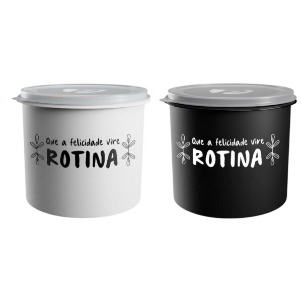 Organizador Redondo Premium Style 2,7L - Transparente e Livre de BPA