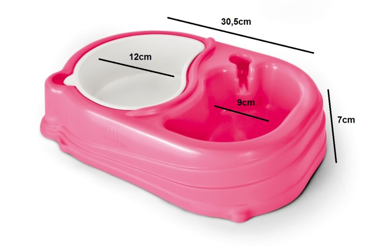 Comedouro Duplo Para Cães E Gatos N 02 - Imagem 4