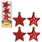 Enf. Estrela 7Cm X C/4Pcs 3Cor