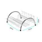 1-123 Escorredor Arco Cromado 7898901921233 - Imagem 3