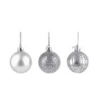 Bola Tb Cristal 8Cm 4Pcs Prata - Imagem 2
