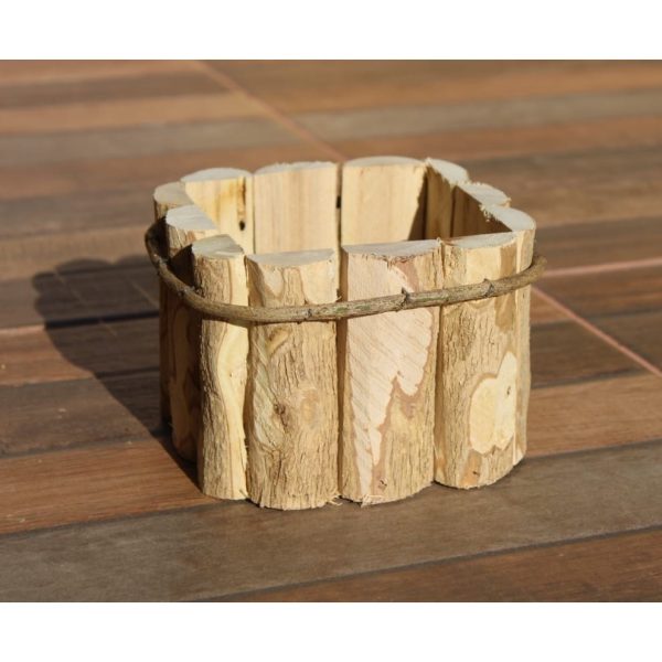 Cachepot 15X15 Madeira Cafe- Roberto