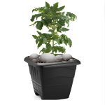 Vaso  Quadrado M 6L-  Preto - Imagem 4