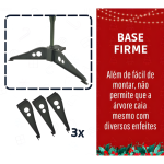 (5896) Arvore De Natal VERDE 90 Cm 80 Galhos - Imagem 5