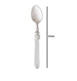 Colheres De Inox 1 Peca Cabo Plastico Cristal 3382 - Imagem 4