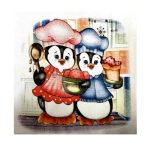 Pano De Prato Bainha Estampado  65X40Cm Corte D Tecido Esta 7898042660077 - Imagem 3