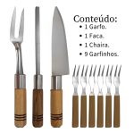 1-036 Conjunto Churrasco 9Pcs - Imagem 3