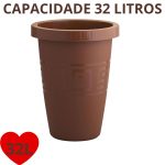 Vaso Grego Redondo 32 Litros - Terracota