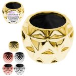 Vaso Ceramica Bico De Jaca Metal