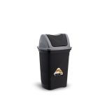 Lixeira Basculante 9L - Preto - Plasmont - Imagem 2