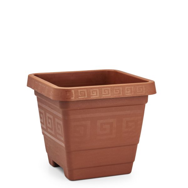 Vaso  Quadrado Gg  18L-  Terra Cota  p