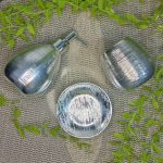 CJ C 03 PCS DE BANHEIRO PORCELANA LUNAR PRATA - Imagem 2