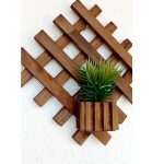 Trelica 33X33 C/1 Vaso Madeira - Imagem 3