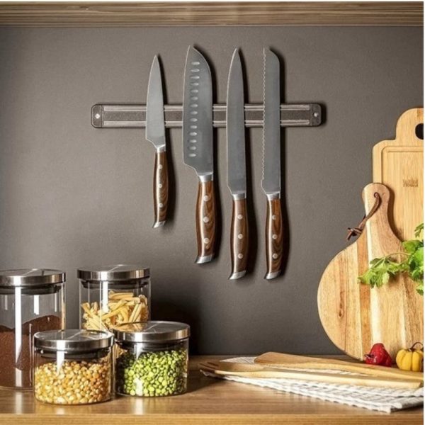 Suporte Magnetico Para Facas E Ferramentas De Inox
