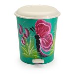 Lixeira De Pedal 12 Litros Decorada - Imagem 2