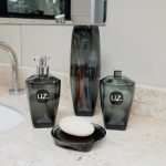 PORTA ESCOVA C TAMPA PREMIUM PRETO TRANS - Imagem 3