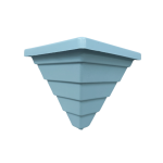 Vaso De Parede Piramide Pequeno - Imagem 3