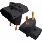 Adaptador T 3 Saidas Colorido Pino Dourado Maзico