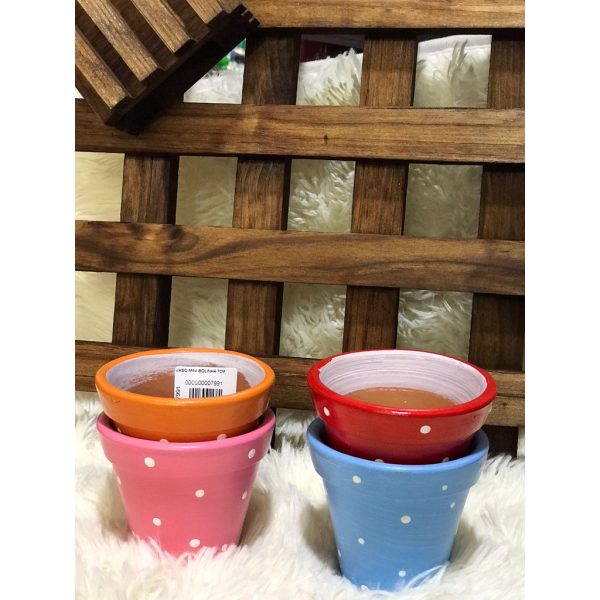 Vaso Mini Bolinha A7Xd8Cm