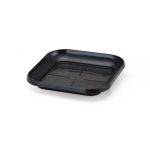 Prato De Vaso Quadrado Grande Preto - Imagem 3