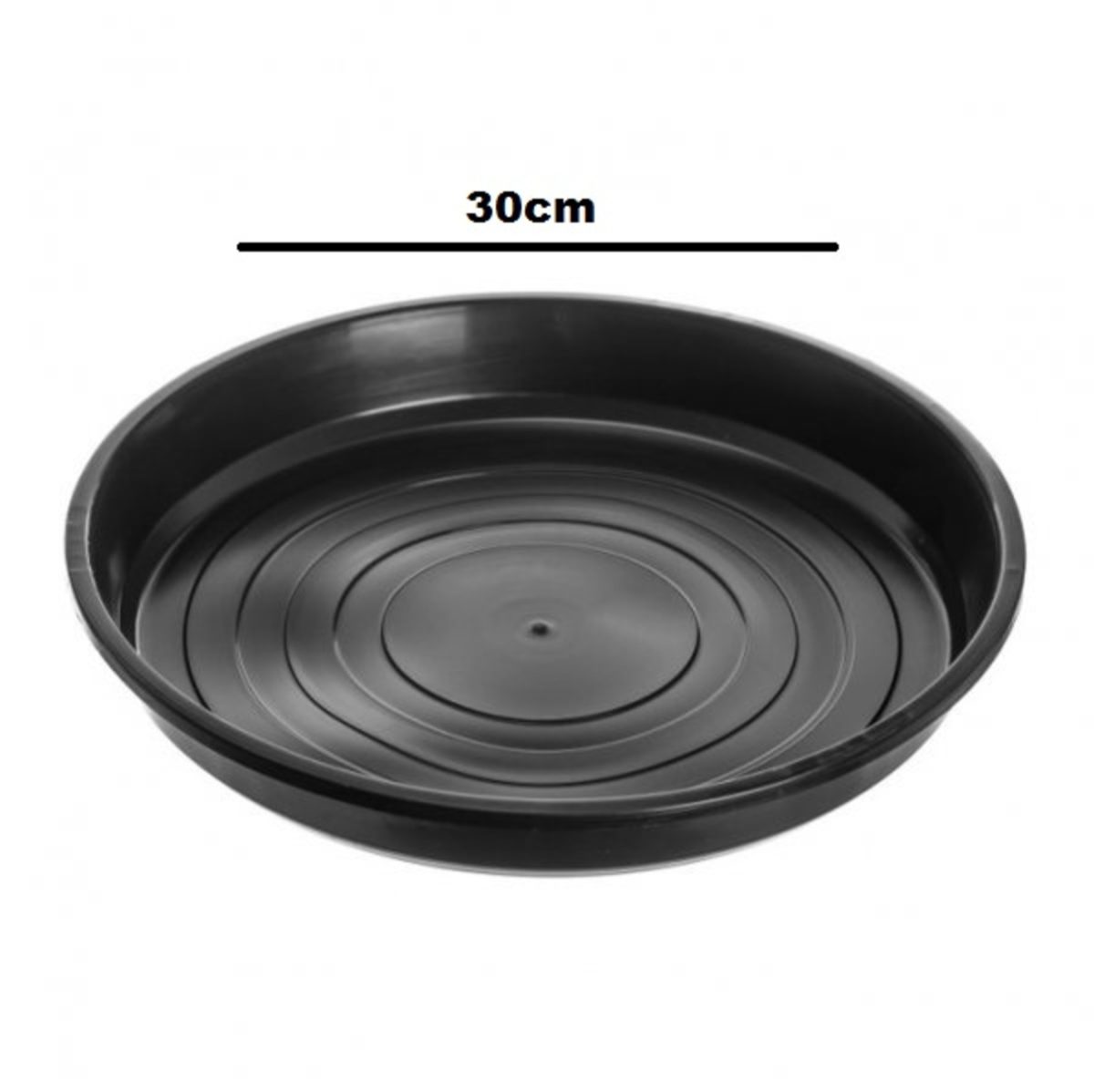 Prato Para Vaso De Planta Redondo Preto 7898948180266 - Imagem 4