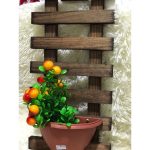 Grade 46X20 C/ Cachepot Plastico Meia Lua Pequeno - Imagem 2