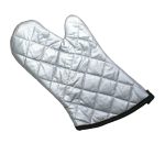 Luva Protecao Culinaria Prata Borda Bege  MG225-2 - Imagem 2