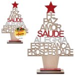 Madeira Arvore Desejos 18Cm