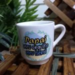 Caneca Lisa Branca Dec. Pai - Imagem 3