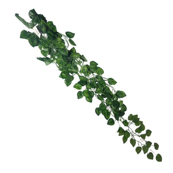 Pendente Artificial Jiboia Verde 90cm com 9 Galhos – Folhas em Formato de Coração