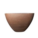 Vaso Quadrado Cônico Pequeno REF.070 28x33x33 cm em Polietileno – Cores Bege, Rosé e Marrom