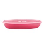 Organizador Multiuso Retangular 4,2L - Coral, lilas e pink