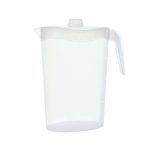 Jarra Oval Transparente com Tampa Branca e Vermelha 1,8L - Keita - Imagem 3