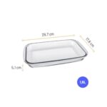 Assadeira Retangular de Vidro Marinex 1,6L - 29x18x5 cm - Imagem 3