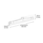 Base de Rodo Arqplast 40cm com Borracha Dupla – Eficiência na Limpeza - Imagem 3