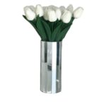 Vaso Espelhado Redondo de Vidro  25x11cm - Imagem 2