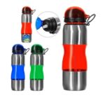 Garrafa Squeeze 600ml com Canudo e Tampa