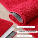 Tapete de Sala Felpudo Antialérgico e Antiderrapante 40x120 cm - Imagem 3