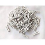 Mini Prendedores Decorativos Branco Art House