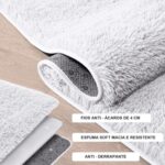 Tapete de Sala Felpudo Antialérgico e Antiderrapante 40x120 cm - Imagem 4