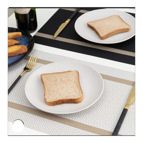 Jogo Americano 30x45cm com Faixa Dourada  1 Unidade