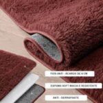 Tapete Peludo 50x80 cm em Poliéster - Imagem 2