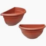 Vaso Meia Lua Terra Cota Plasmarc