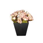 Vaso Decorativo em MDF Marrom 7,5x7,5x8 cm - Imagem 2