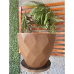 Vaso Decorativo Veneza em Polietileno 40x21x36 cm - Imagem 2